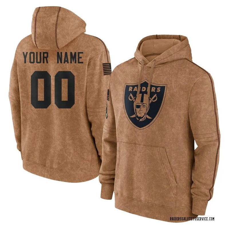 Las Vegas Raiders Custom Name And Number Hoodie Sweatpants Set - Hothotshirt