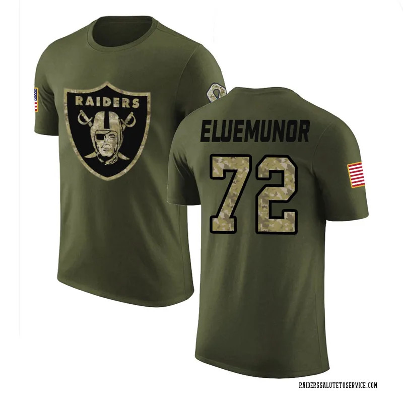 raiders salute to service t shirt