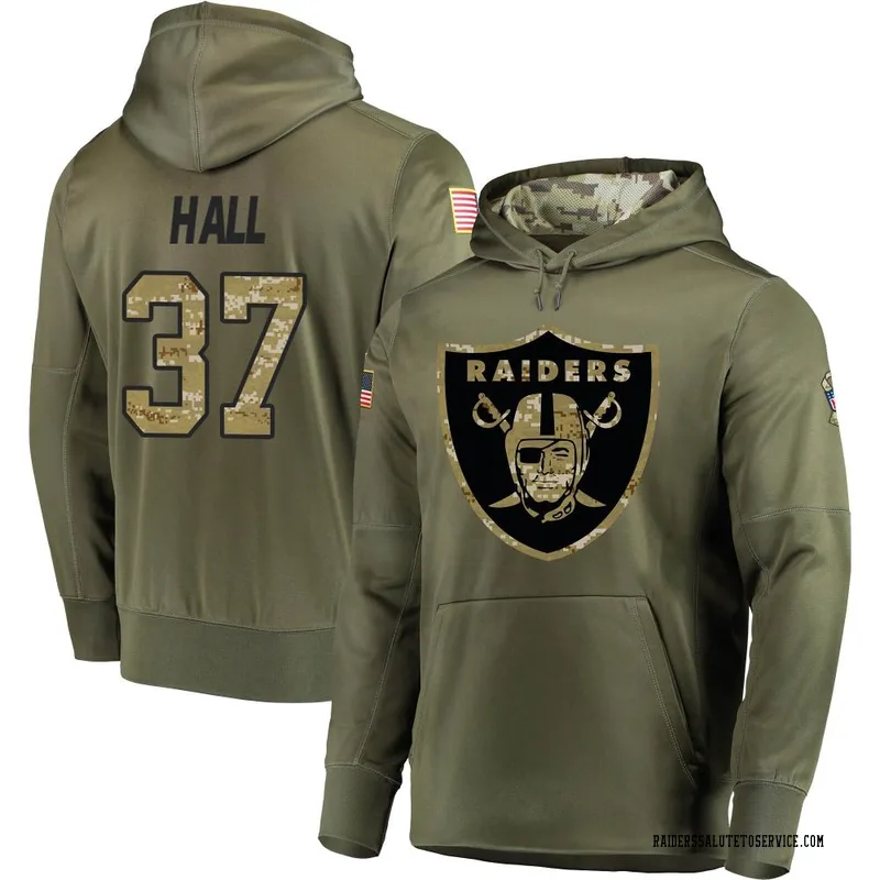 Jakobi Meyers Las Vegas Raiders Men's Legend Olive Salute to Service  Sideline Long Sleeve T-Shirt