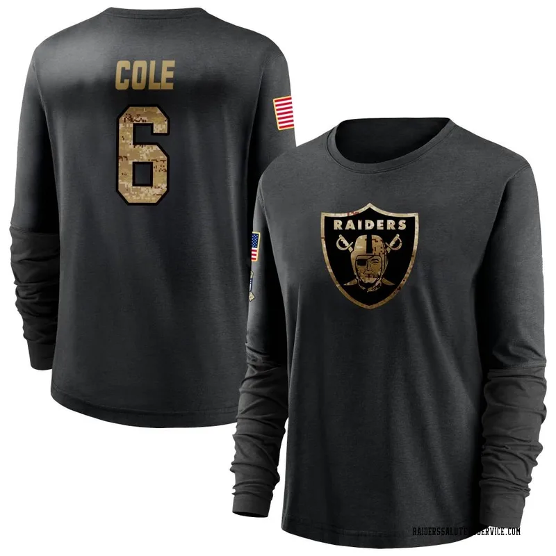 Lyle Alzado Las Vegas Raiders Men's Legend Olive Salute to Service Sideline  Long Sleeve T-Shirt