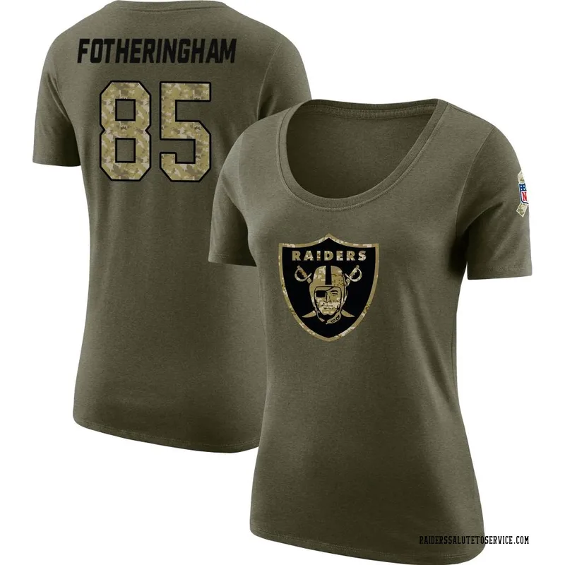 Cole Fotheringham Las Vegas Raiders Youth Name & Number Logo T-Shirt - Ash